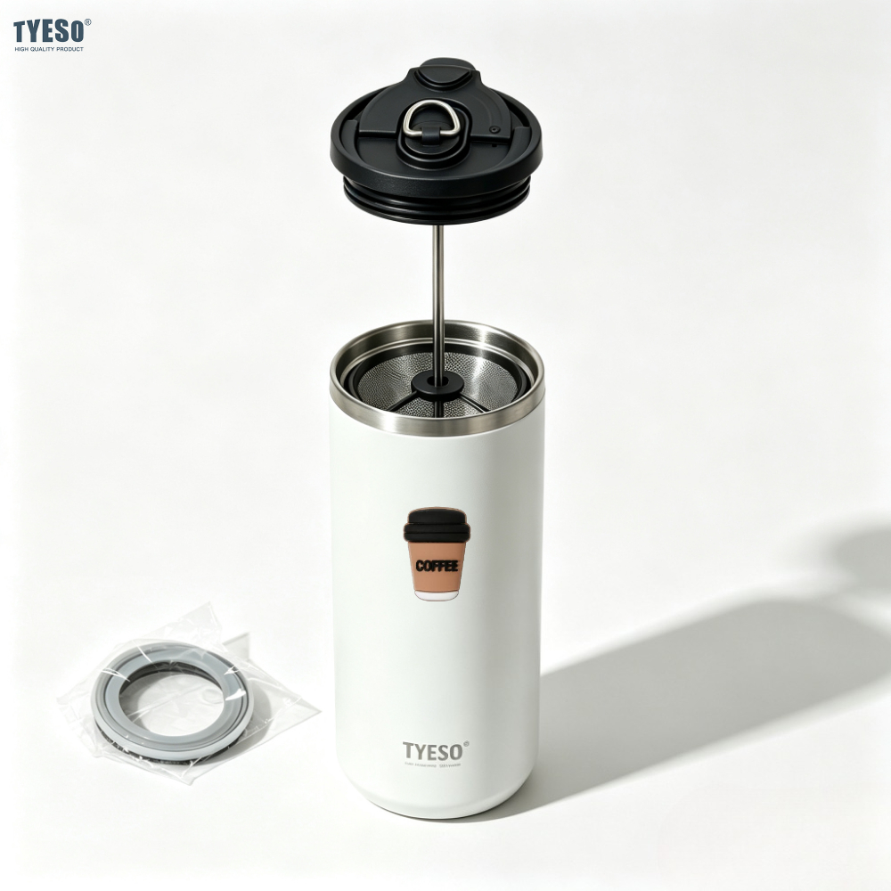 Coffee Tea Press - Tyeso 750ml French Press Vacuum Flasks
