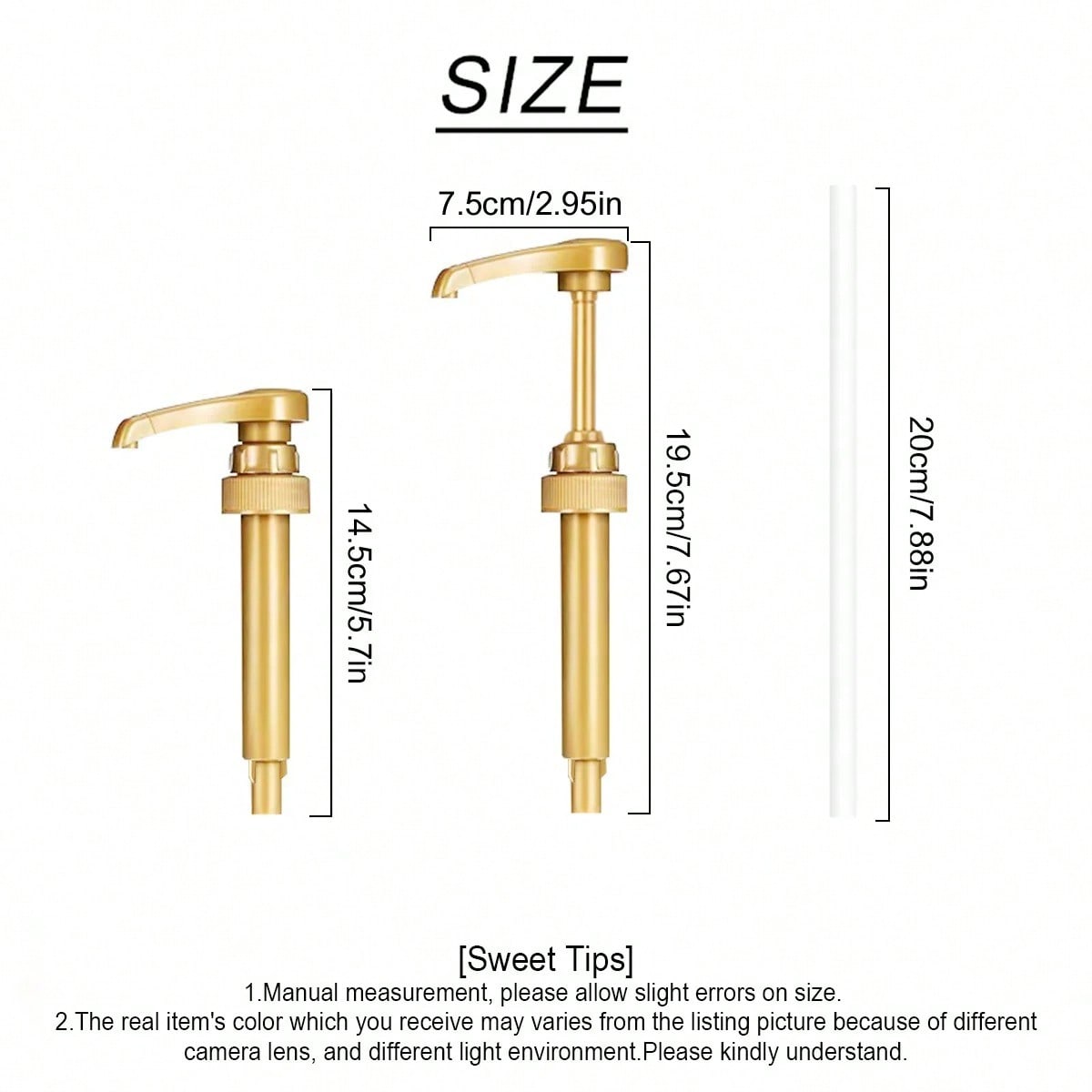 1/2/4/6Pcs Golden Syrup Pump,  - Coffee Tea Vending Machine ulasan dan harga
