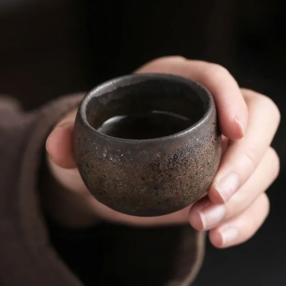 Kung Fu Tea Set Japanese Stone - Coffee Tea Room ulasan dan harga