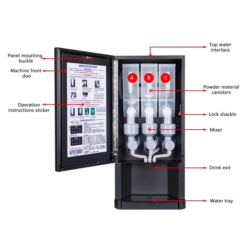 Hot coffee machine commercial  - Coffee Tea Vending Machine ulasan dan harga