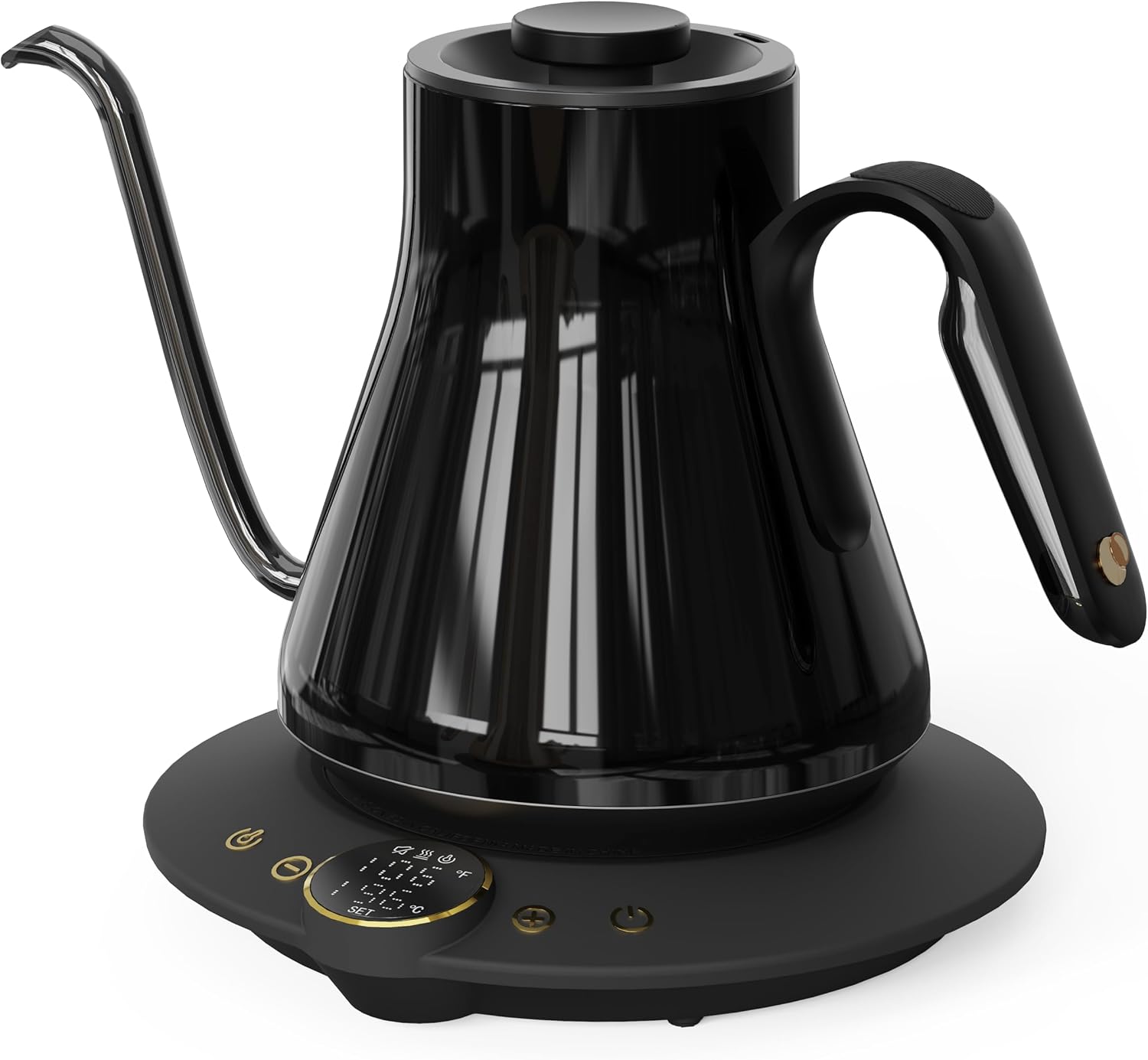 Gooseneck Electric Kettle, ±1° - Coffee Tea Brew ulasan dan harga