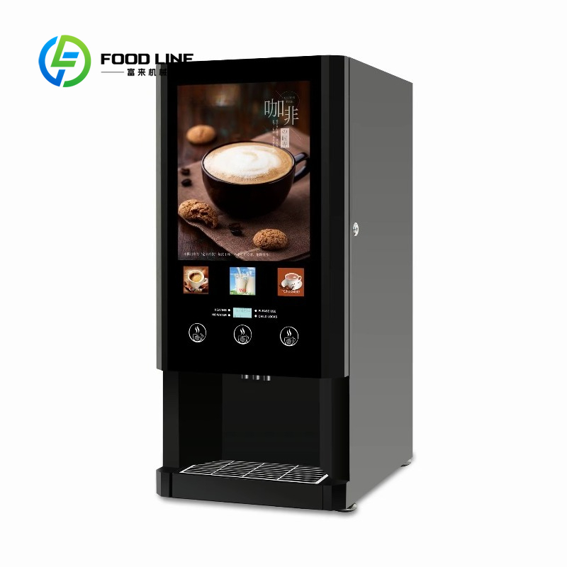 Customized size Hot instant co - Coffee Tea Vending Machine ulasan dan harga