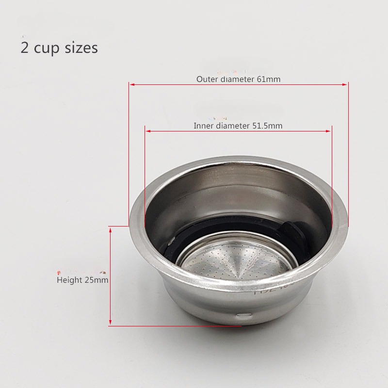 51mm Pressurized Porous Filter - Coffee Tea Press ulasan dan harga