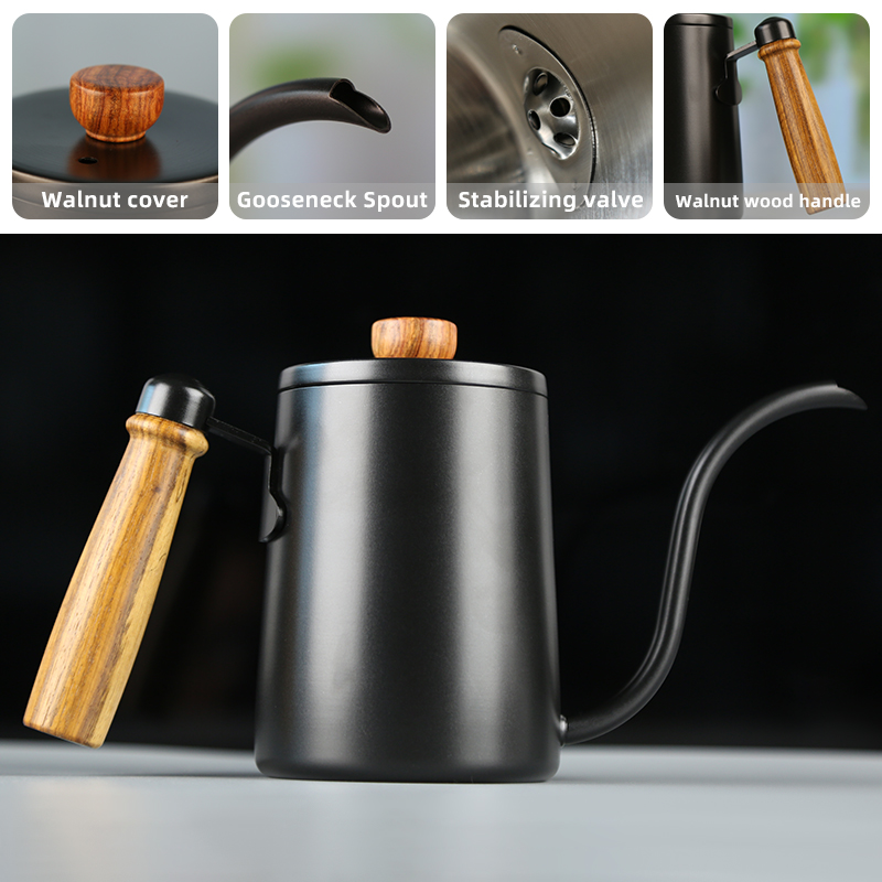 550ML Coffee Pot Milk Frothing - Coffee Tea Brew ulasan dan harga