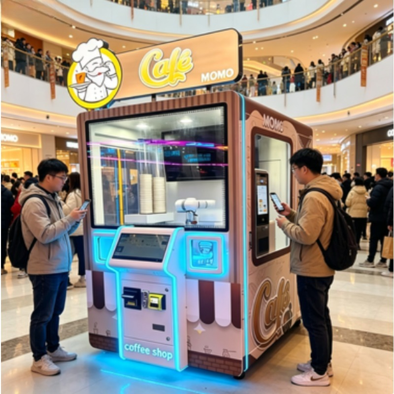 Custom Fully Automatic Coffee  - Coffee Tea Vending Machine ulasan dan harga