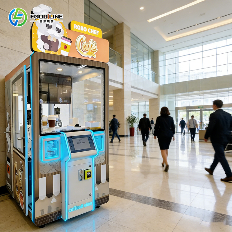 Custom Fully Automatic Coffee  - Coffee Tea Vending Machine ulasan dan harga