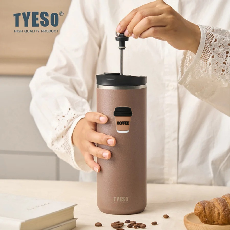 Tyeso 750ml French Press Vacuu - Coffee Tea Press ulasan dan harga